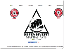 Tablet Screenshot of defensivefit.com